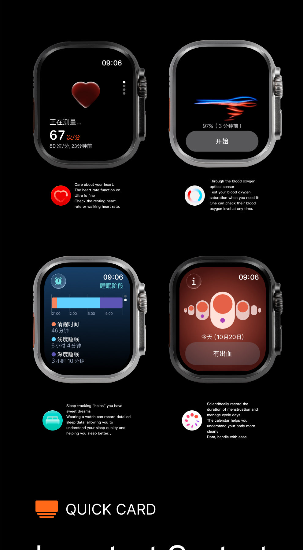 H26 Ultra+ Smart Watch – 2.0" AMOLED Display, Dual-Core Processor, IP67 Waterproof, Heart Rate & GPS Fitness Tracker