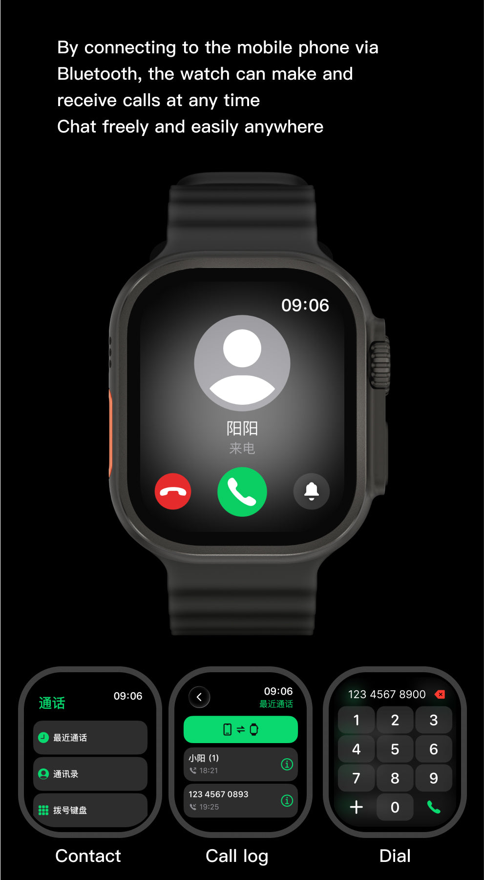 H26 Ultra+ Smart Watch – 2.0" AMOLED Display, Dual-Core Processor, IP67 Waterproof, Heart Rate & GPS Fitness Tracker