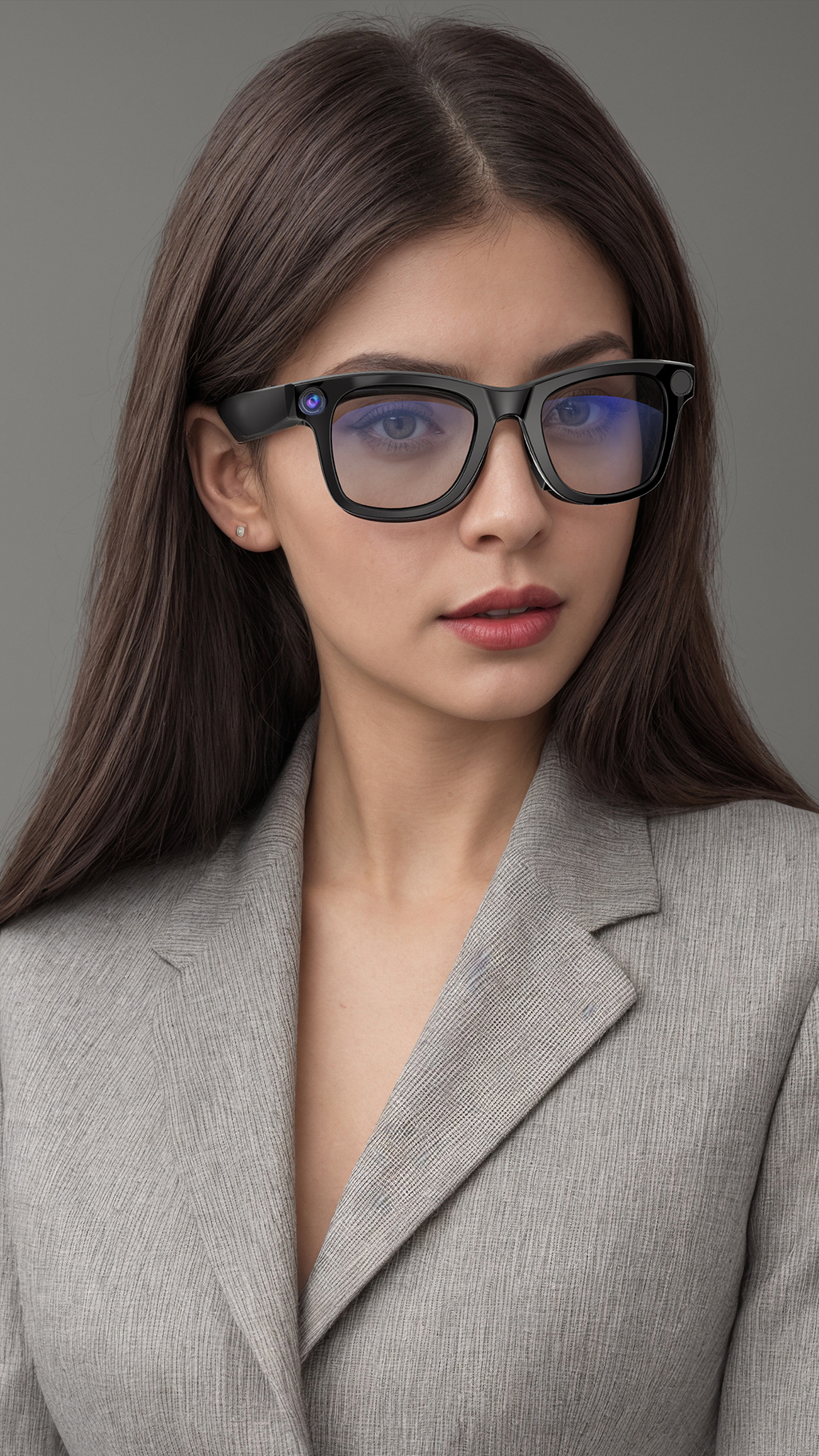 AI Smart Glasses – Open-Ear Bluetooth Audio, Built-In Camera, Real-Time Translation & Voice Assistant