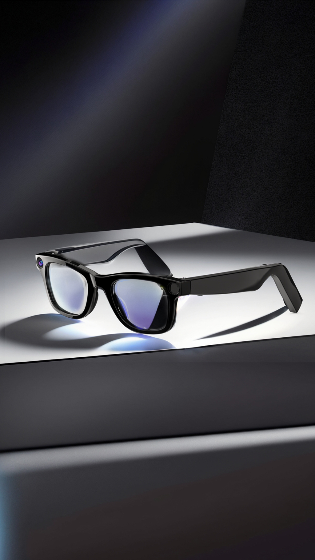 AI Smart Glasses – Open-Ear Bluetooth Audio, Built-In Camera, Real-Time Translation & Voice Assistant