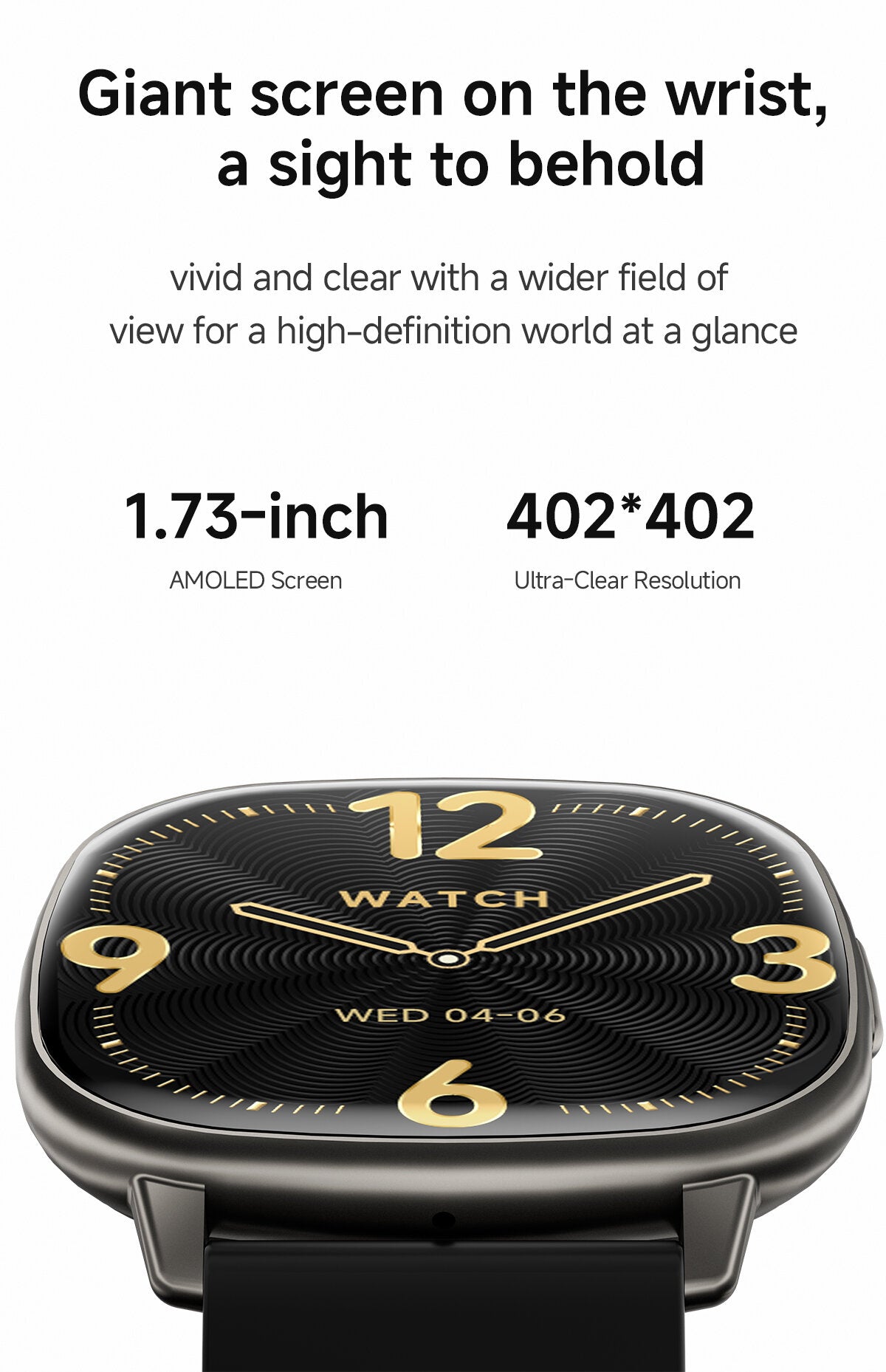 HD17 AIR - 1.73 inch AMOLED Display Specifications