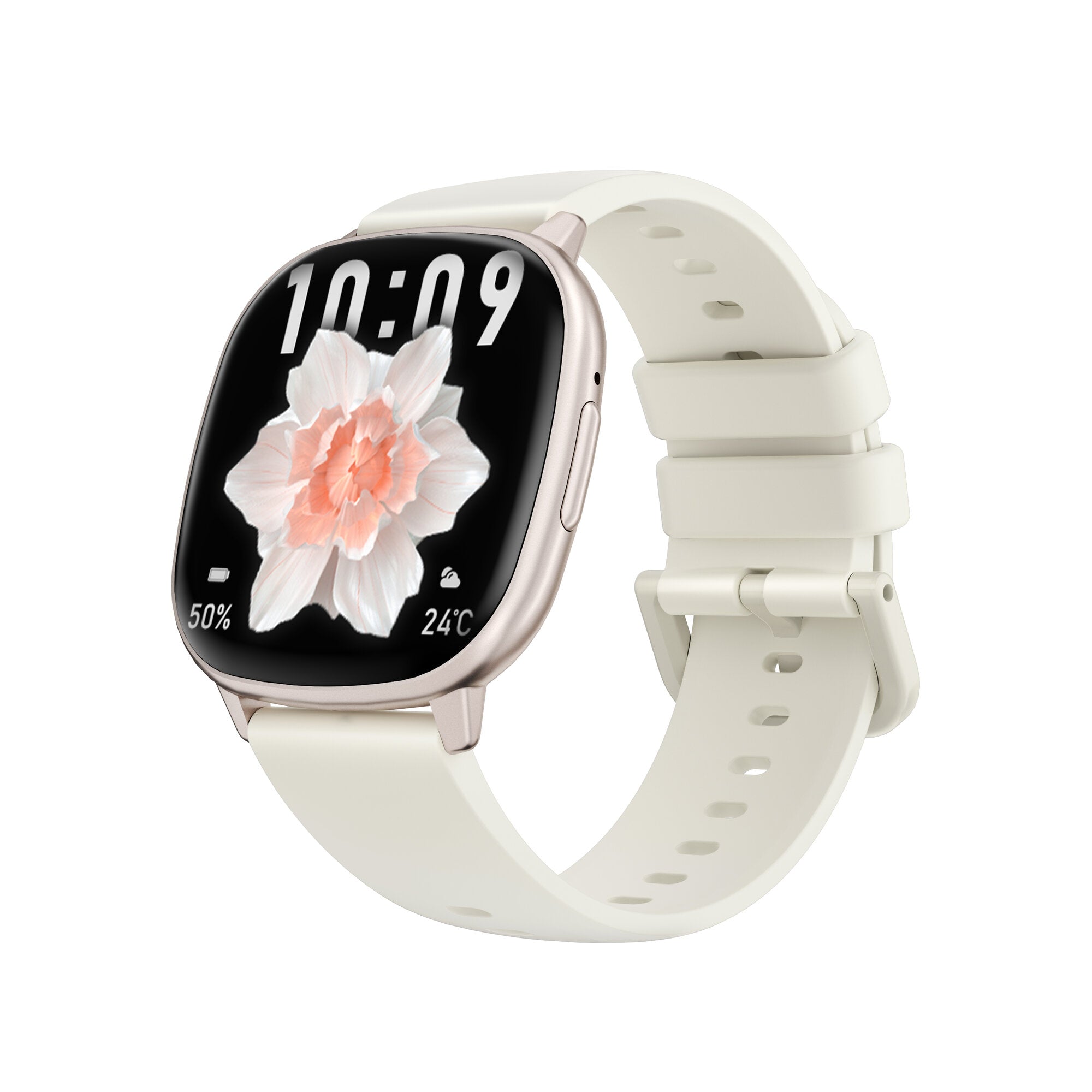 HD17 AIR Ultra-Thin Smart Watch in Champagne Gold - Front View