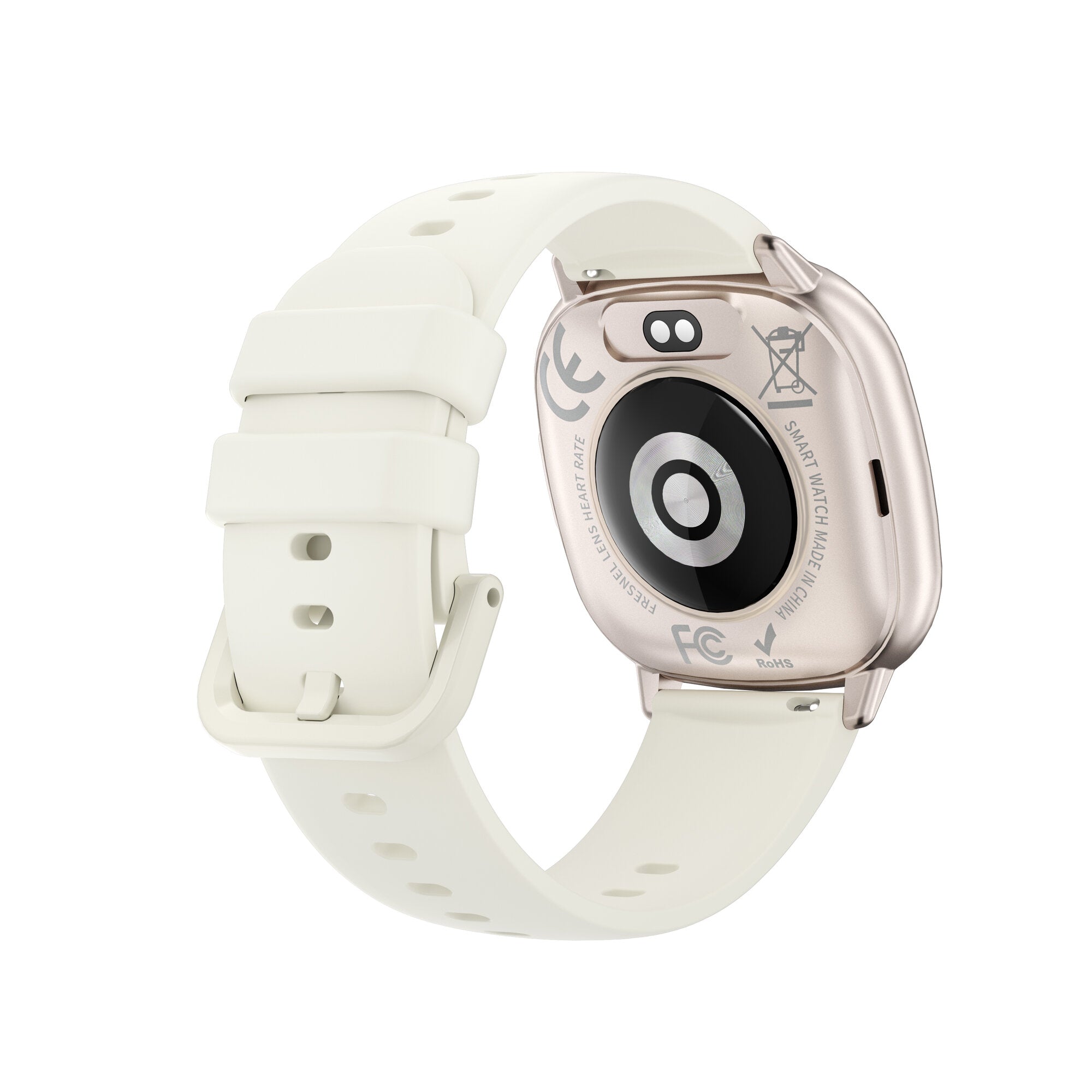 HD17 AIR Smart Watch Champagne Gold - Side View