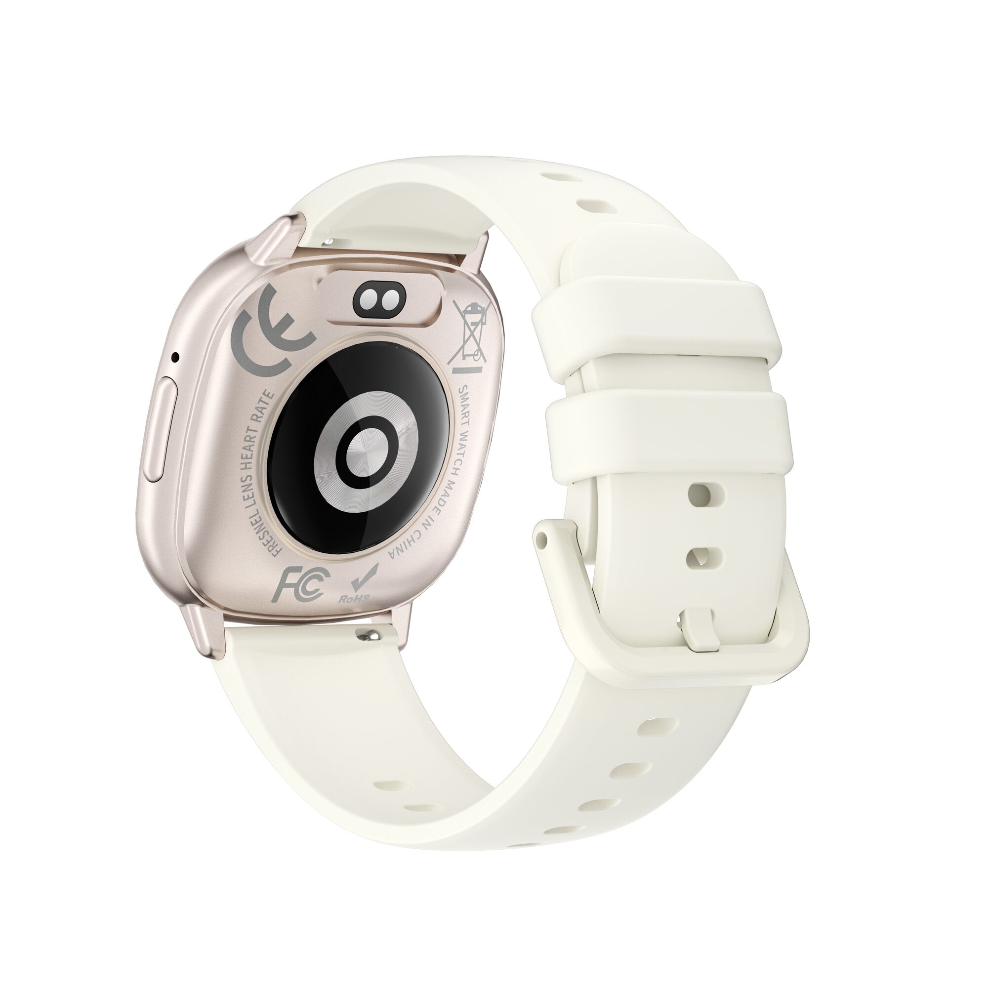 HD17 AIR Smart Watch Champagne Gold - Back View